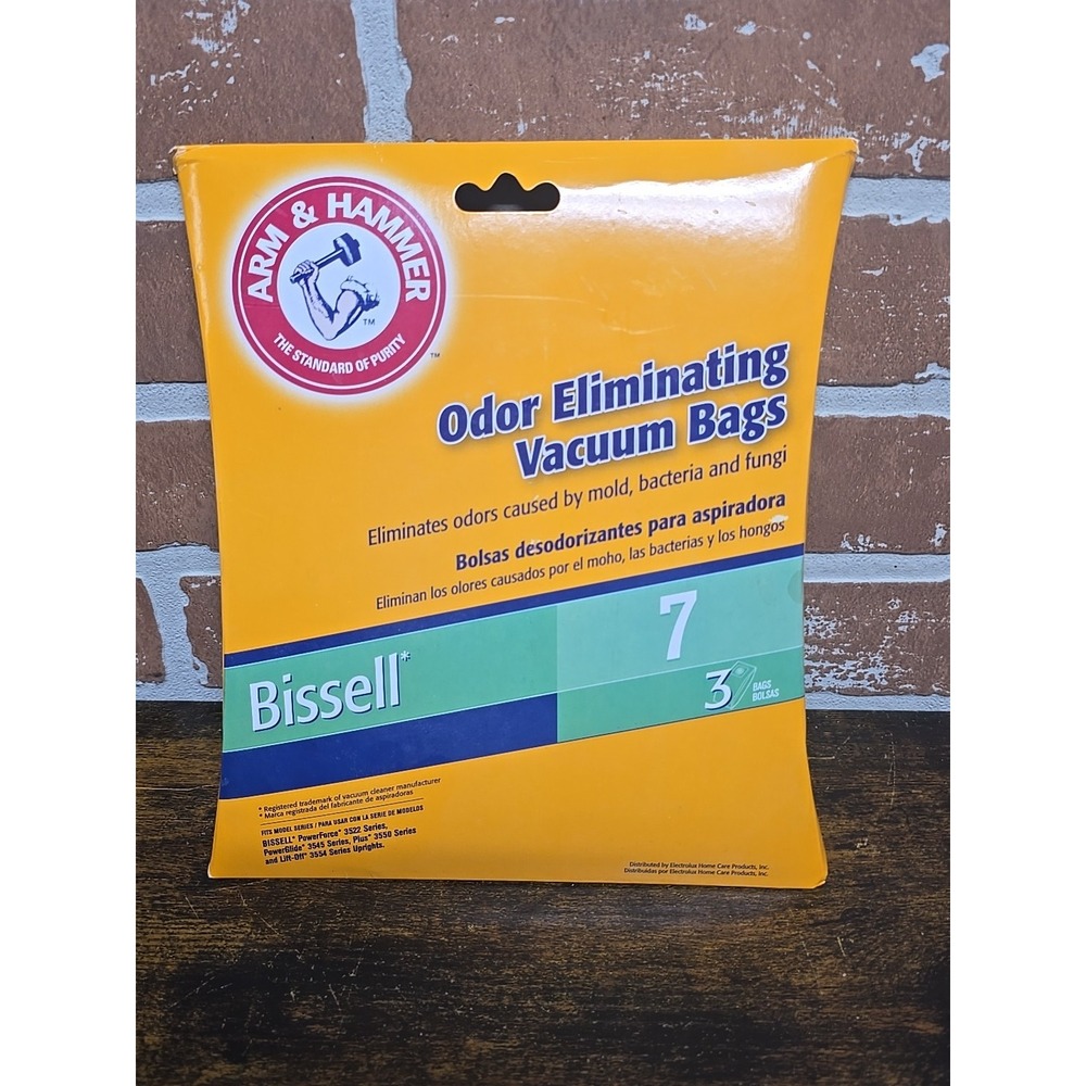Bissell 7 Arm & Hammer Pet Fresh Odor Eliminating Vacuum Bags 3 pack NEW‎